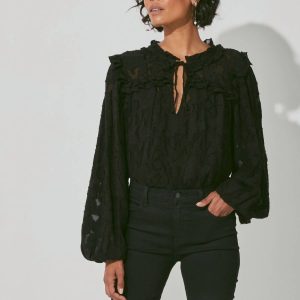 Amara Bluse – Schwarz