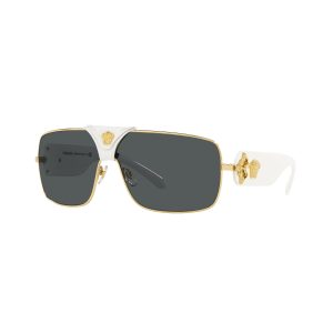 Versace VE 2207Q 134187 quadratische Unisex-Sonnenbrille, 38 mm