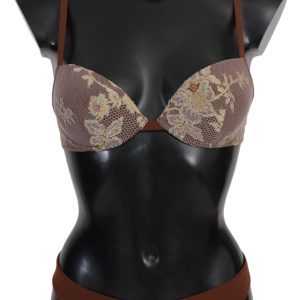 pink MEMORIES zweiteiliger Damen-Bikini mit Spitze