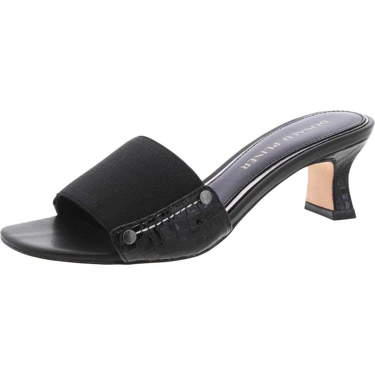 Elastische Absatzschuhe mit kleinem Absatz