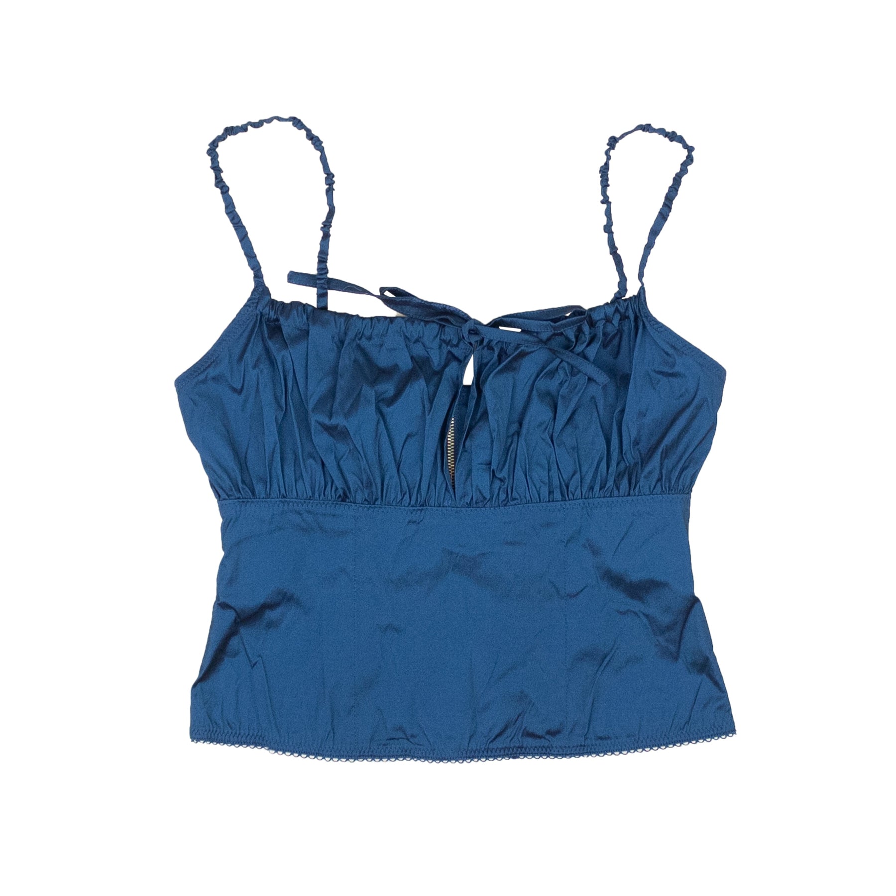 Opening Ceremony elastisches gerafftes Top im Modell Baby in Marineblau