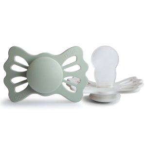 FRIGG Lucky symmetrische Silikonschnuller im 2er-Pack – 6–18 Monate