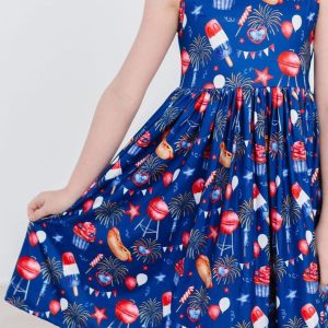 You Look Like the 4th of July Tank Kleid mit schwingendem Rock