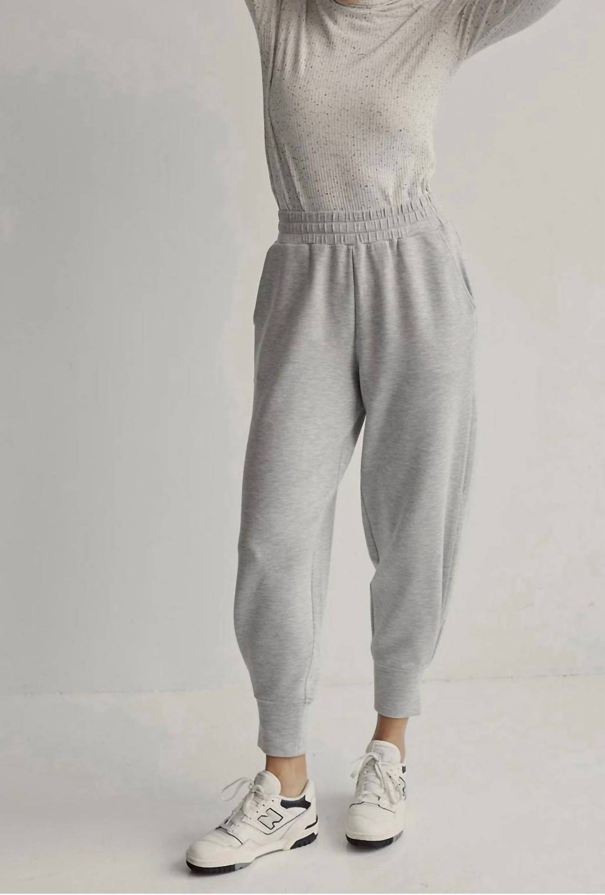 Relaxed Pant 27,5 in Grey Marl