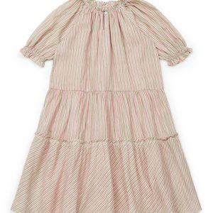 Emy Kinderkleid mit gemalten Streifen in Striped