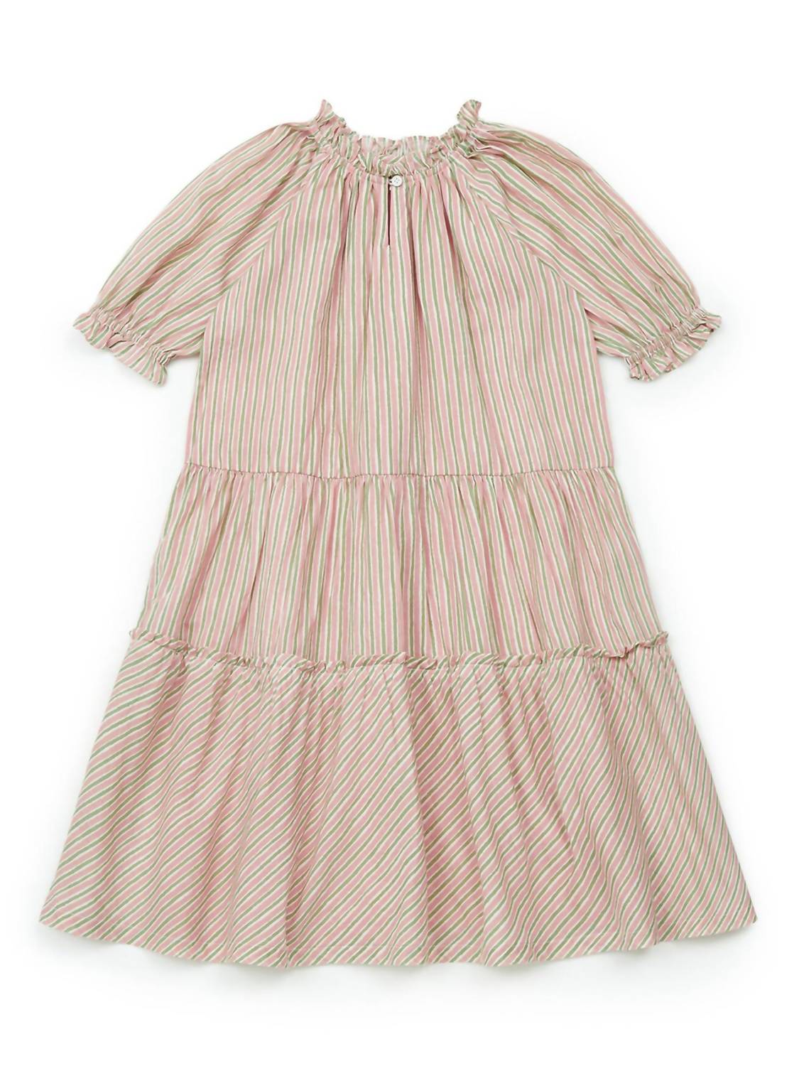 Emy Kinderkleid mit gemalten Streifen in Striped
