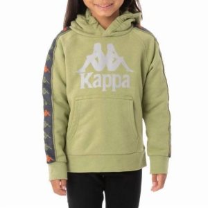 222 Banda Hurtado 3 Kinder-Kapuzenpullover – Green Salvia – 7733708488764