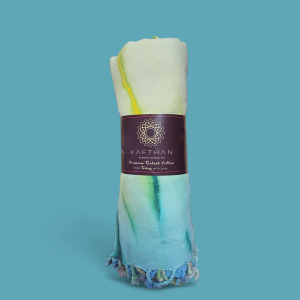 Kafthan türkisches Handtuch mit Batikmuster – Lila