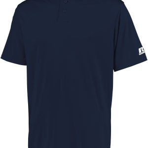 Russell Trikot – Funktionsausführung, zwei Knöpfe, Erwachsene, unifarben
