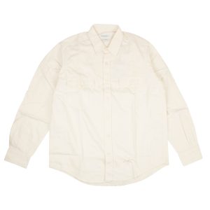 Off-White C/O Virgil Abloh President’s Shirt aus gewaschener Working Compact-Baumwolle