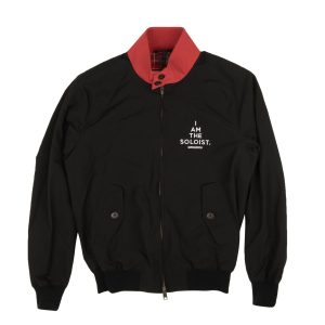 Takahiromiyashita The Soloist bestickte Jacke in Schwarz