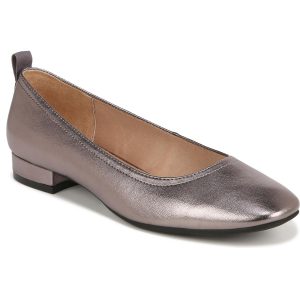 Cameo Loafer mit runder Spitze aus Kunstleder