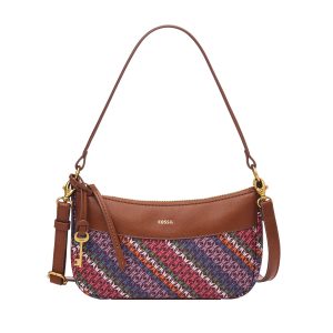 Fossil Skylar Baguette-Tasche – bedruckt, Damen, PVC