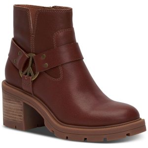 Soxton Leder-Stiefeletten zum Hineinschlüpfen