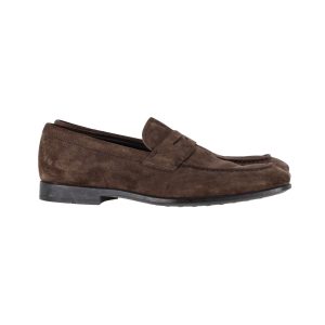 Tod’s Loafer aus braunem Veloursleder