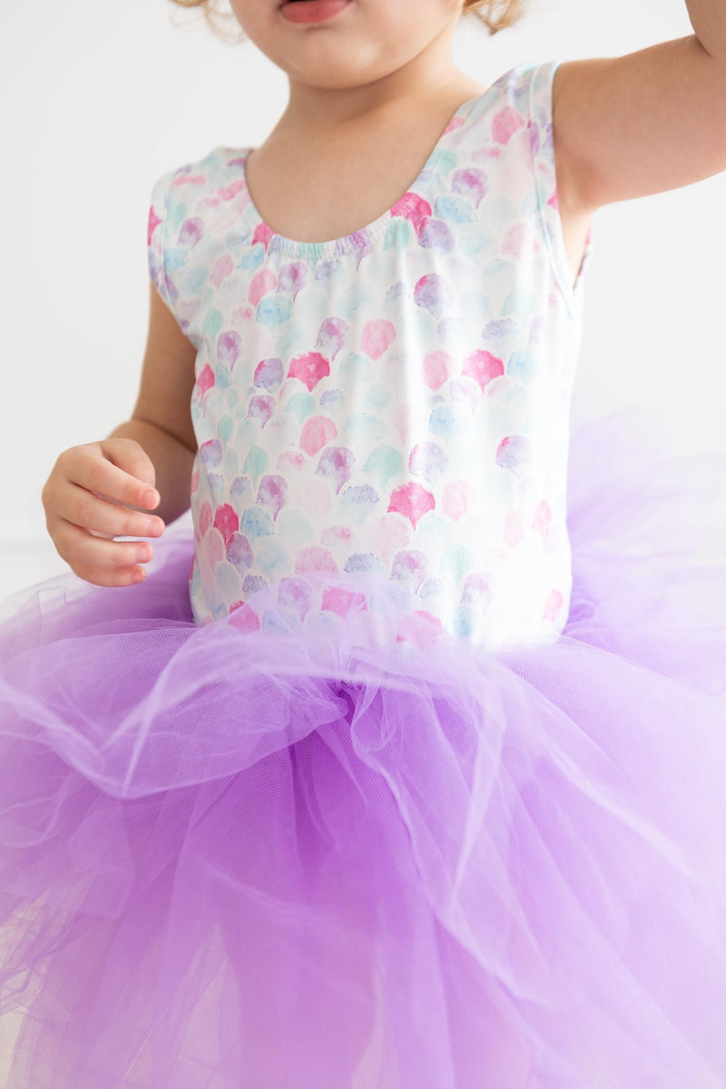 Mermaid Scales Tank Ballettbody mit Tutu