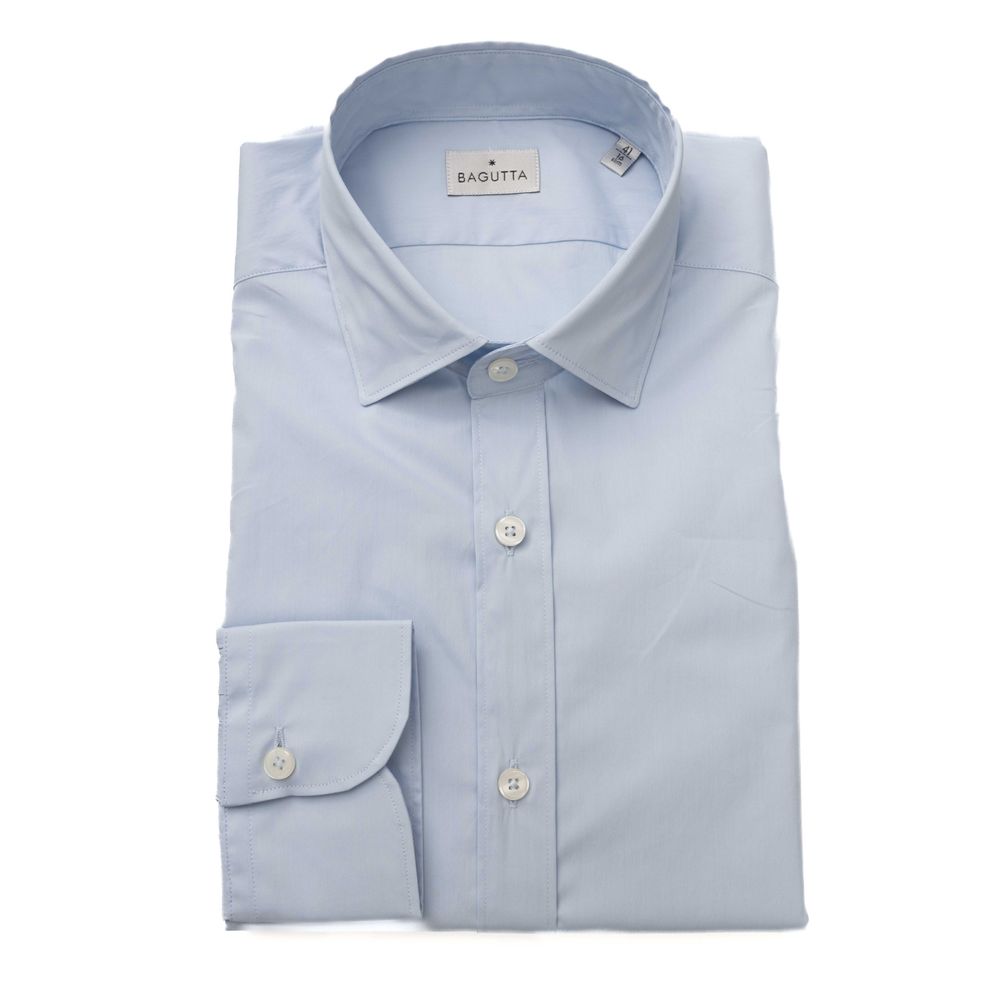Bagutta Hemd – Baumwolle, Herren, Blau