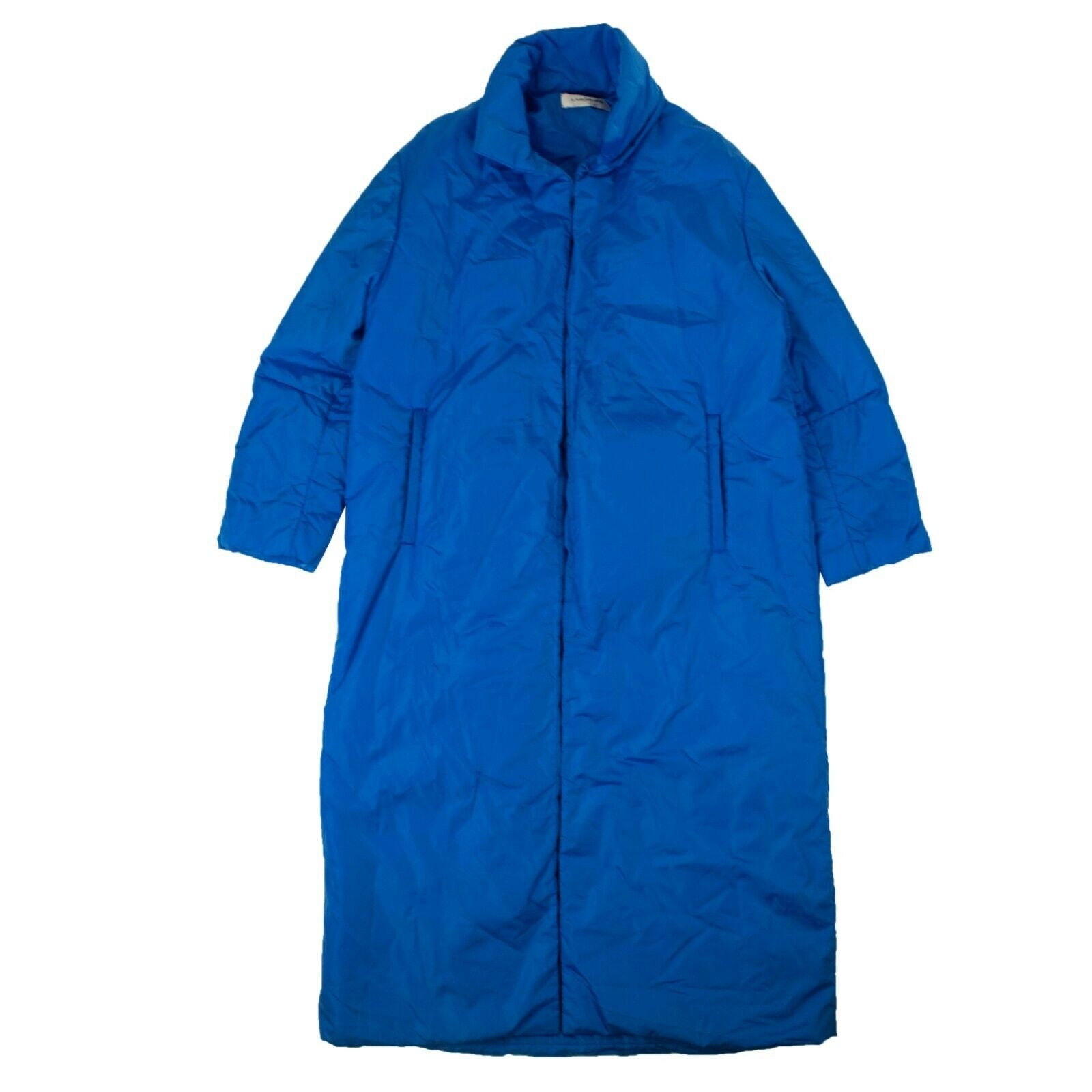 Mantel – Damen, Puffer-Ausführung, lang, Blau