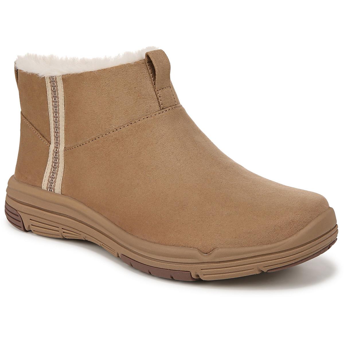 Stiefeletten – Kunstfellfutter, Bernsteinfarben