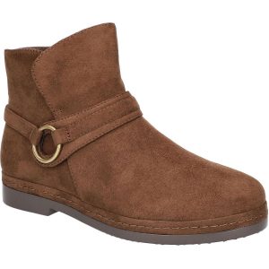 Izzy Stiefeletten – Velourslederimitat, Schnalle