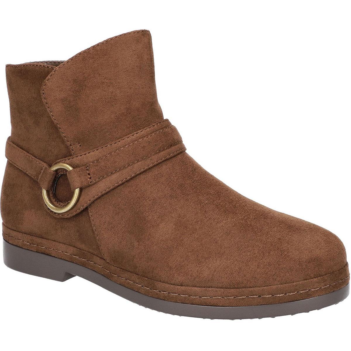 Izzy Stiefeletten – Velourslederimitat, Schnalle