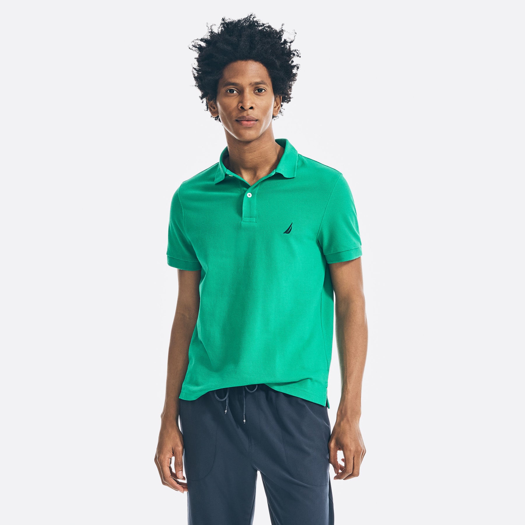 Nautica Deck Poloshirt in schmaler Passform