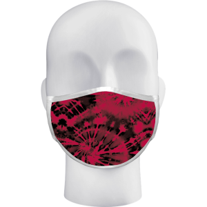Alleson dreilagige Erwachsenen-Gesichtsmaske mit Batik-Sublimationsdruck