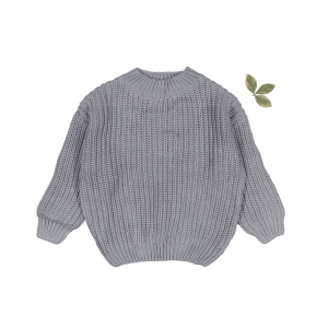 The Chunky Slate Pullover – Strick