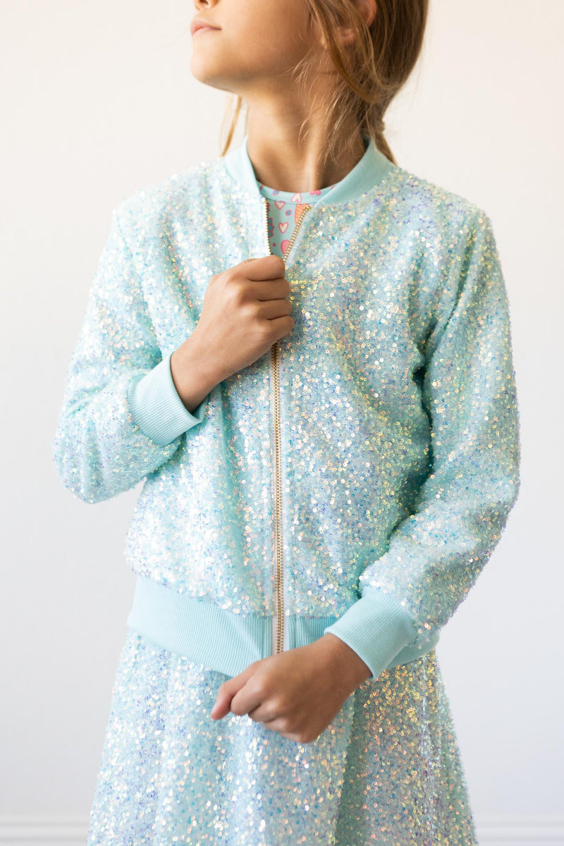 Aqua Jacke – Pailletten