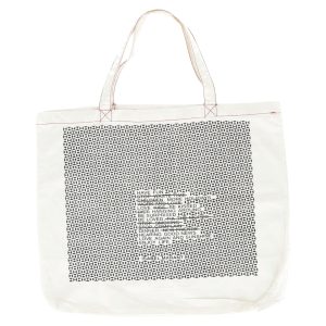 Isabel Marant bedruckter Shopper aus weißem Canvas – 7808941948988