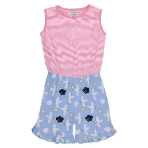 Lilly and Sid Betty Bird/Stripe kurzer Einteiler