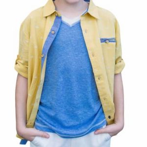 Jungenhemd – Yellow Gator – 7733859221564
