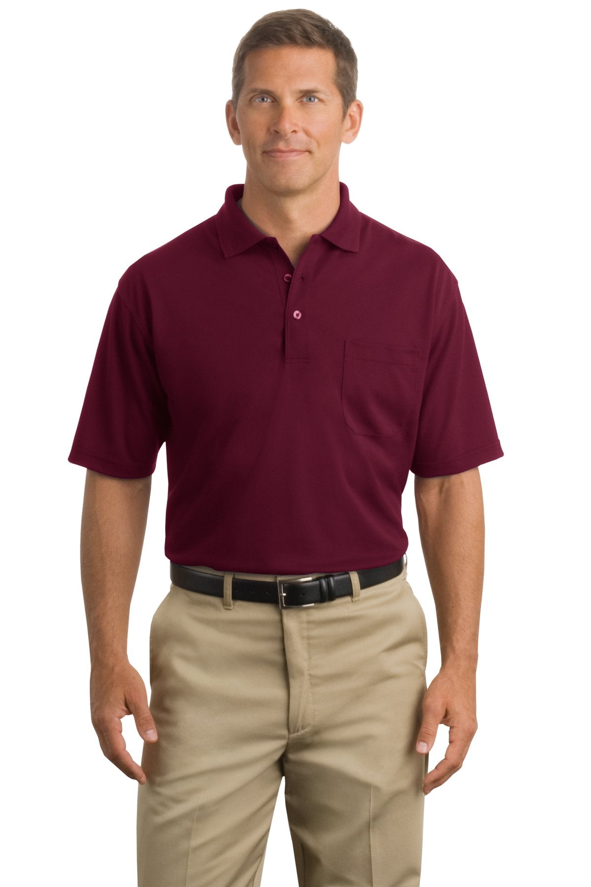 CornerStone Industrial CS402P Poloshirt – Taschen, Piqué, Herren