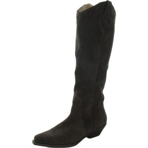Phenix kniehohe Stiefel – Leder, Reißverschluss