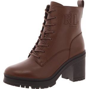 CAMERON-BO-BTE Stiefel – mit Schnürung, Leder, Motorradstil