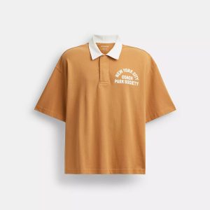 Coach Outlet Park Society Rugby Hemd – Bio-Baumwolle
