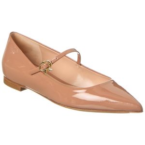 Gianvito Rossi Ribbon Jane Ballerinas in Lackoptik – 7608605245500