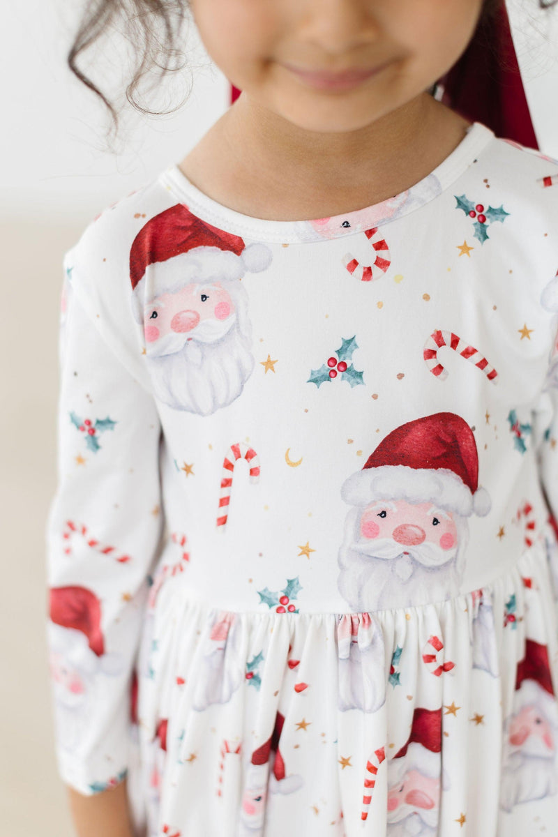 Mistletoe Magic Kleid mit schwingendem Rock – 3/4-Ärmel, Taschen