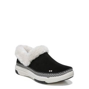 Awaken Slip-on-Sneaker aus Veloursleder mit Kunstfell