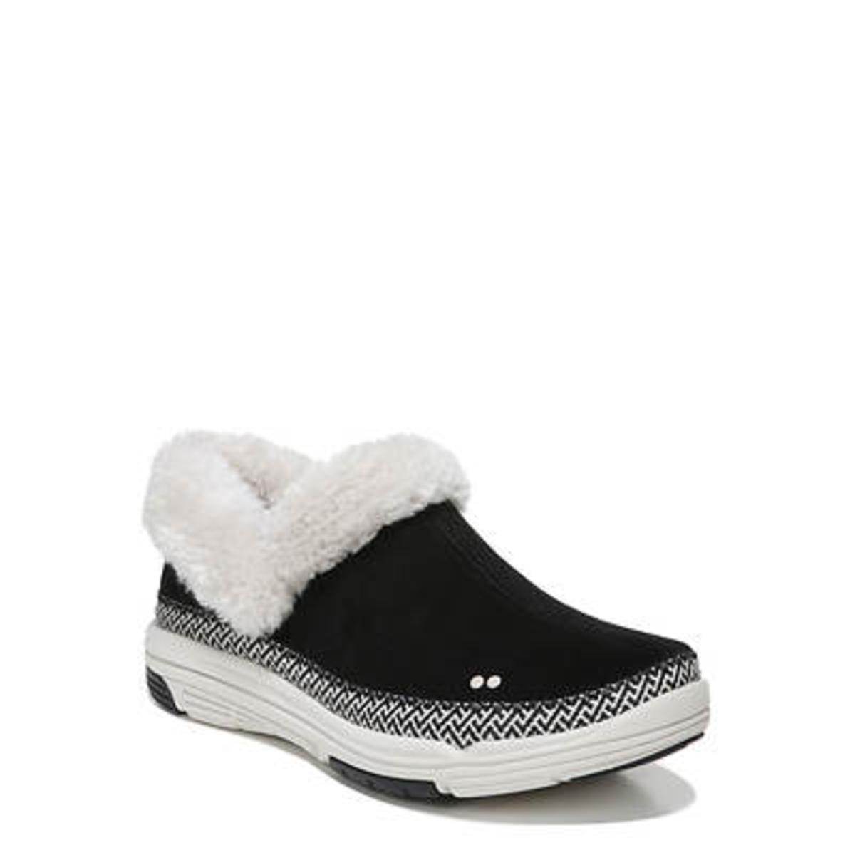 Awaken Slip-on-Sneaker aus Veloursleder mit Kunstfell