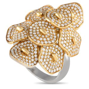 LB Exclusive 18K 1.75ct Cocktail MF16-072624 7733260124220 Ring – Gelbgold, Diamant, Weiß
