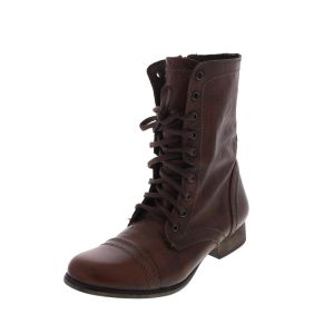 Troopa Combat Stiefel – mit Schnürung, Leder