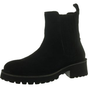 CASHEW Stiefeletten – runde Zehenpartie, Veloursleder