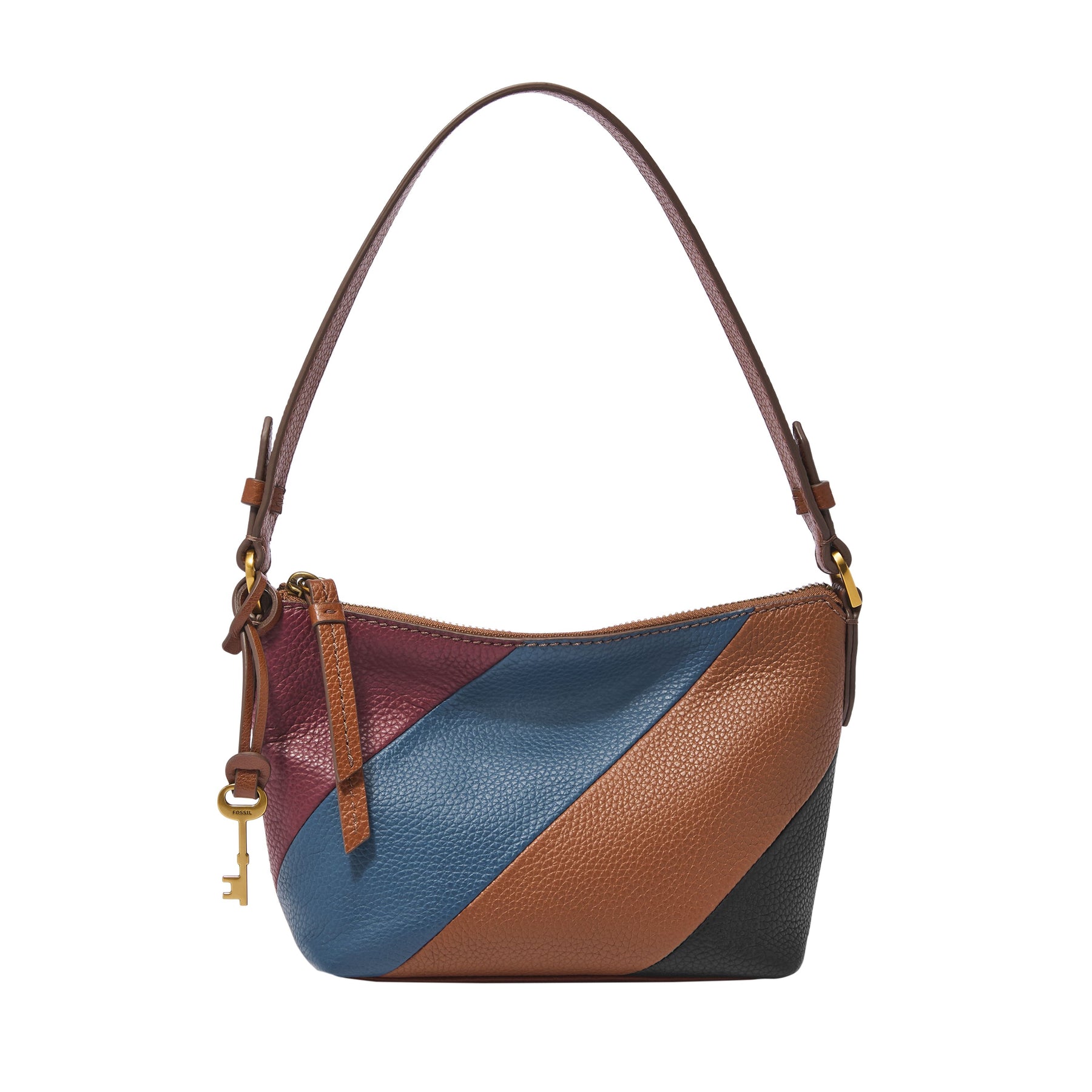 Fossil Julianna LiteHide Damen-Baguettetasche aus Leder