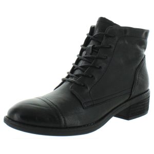 Cordia Stiefel – Leder, Zehenkappe, Combat-Stil