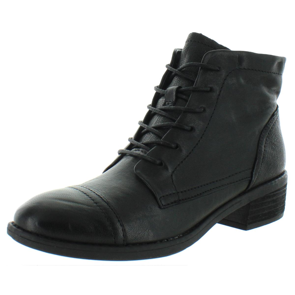 Cordia Stiefel – Leder, Zehenkappe, Combat-Stil