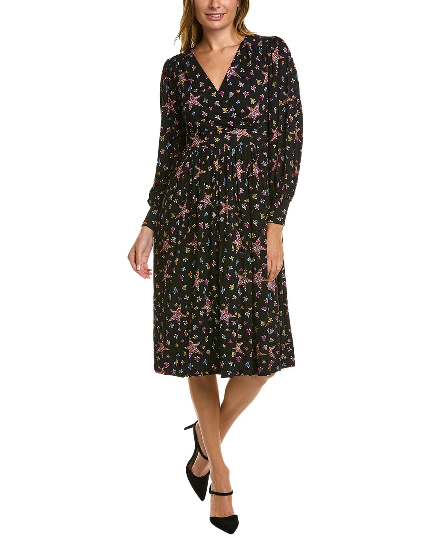 Boden Jersey-Midikleid in fester Wickeloptik