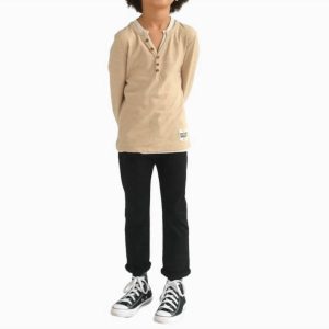 Schwarze Cordhose
