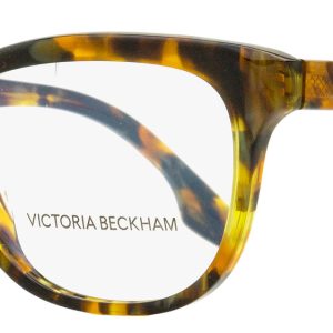 Victoria Beckham VB2607 213 /Havana 55mm Brille – rechteckige Form, Damen, Gold