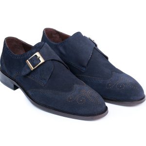 Clinton Monkstrap-Schuhe mit Flügelkappen – 7733820424252